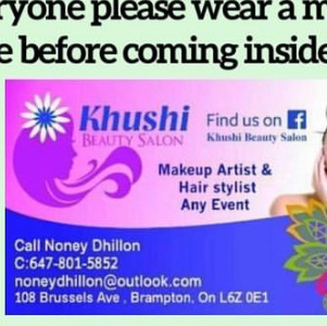 Khushi Beauty Salon logo