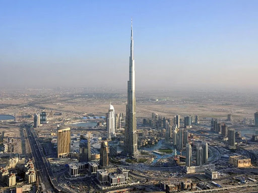 Burj Khalifa Mosque, Burj Khalifa Blvd - Dubai - United Arab Emirates, Mosque, state Dubai