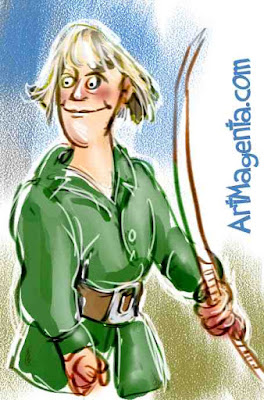 Robin Hood sketch from ArtMagenta.com