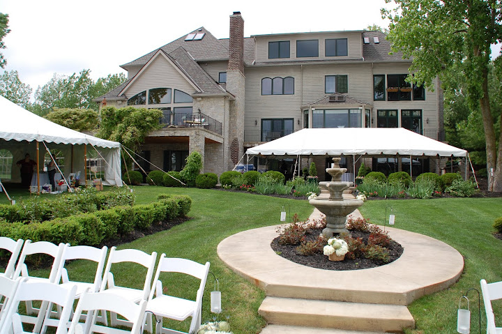 Backyard wedding at a private residence in Ann Arbor