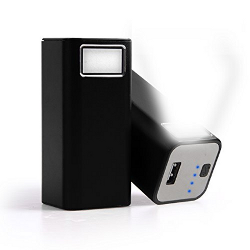 KMAX-806  - Outdoor Flashlight Extended External Travel Battery Pack Mobile Power Bank / Portable Charger - 11200mAh - image