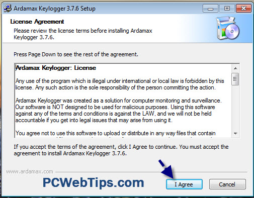 configurar revealer keylogger pro