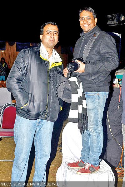 Manish Jha and Sumit Singh during Parikrama's performance at IIM Lucknow. 