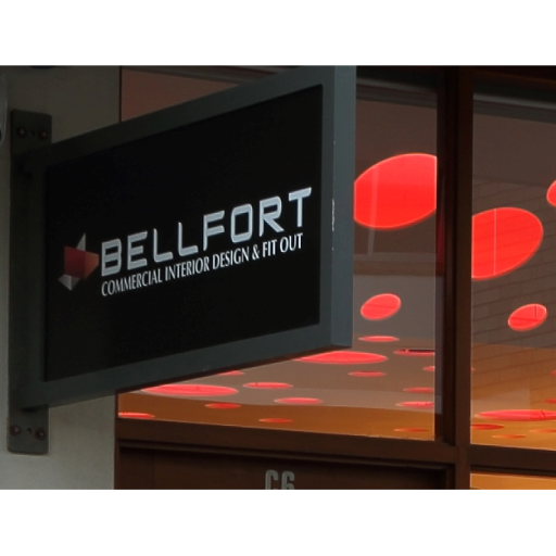 Bellfort commercial interior design & fit out logo