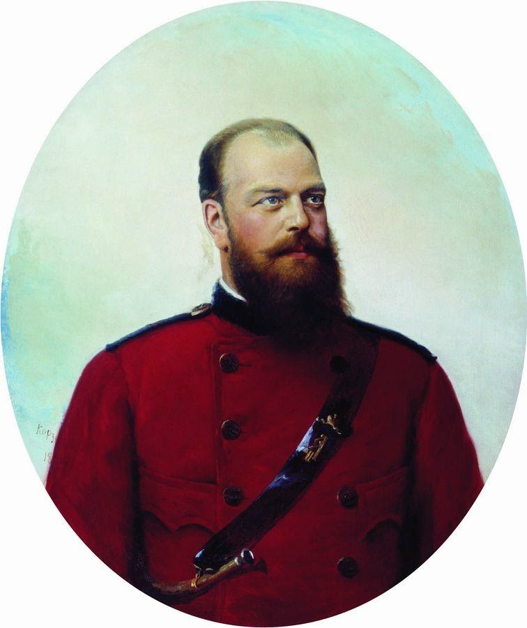 Alexey Korzukhin - Portrait of the Alexander III of Russia