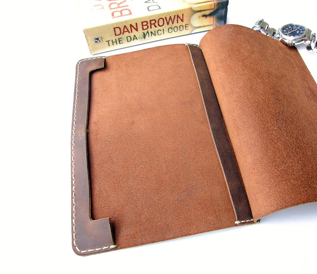Cover Case leather [Hand made] for iPad Mini & Samsung Tablet 7.7 
