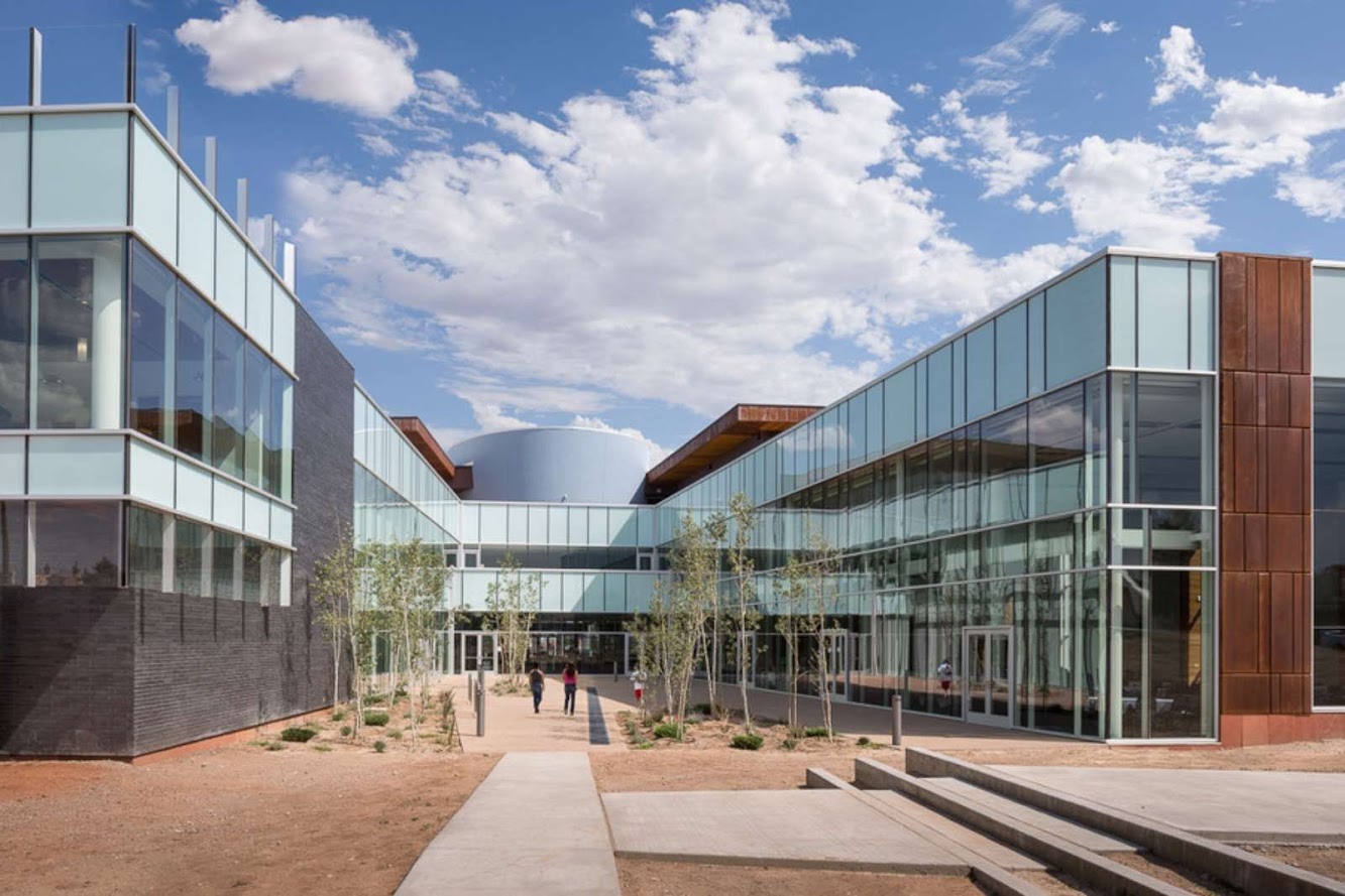 New Mexico Highlands University new student center by