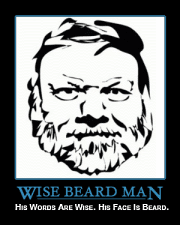 wise beard man