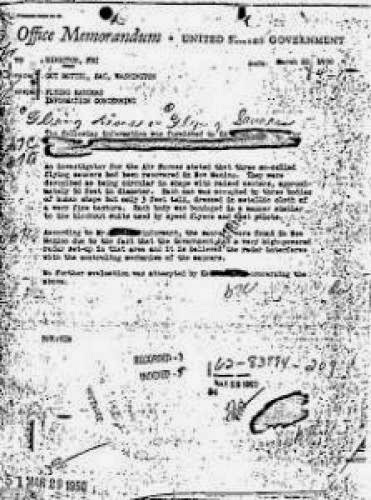Memo That Proves Ufo In Roswell
