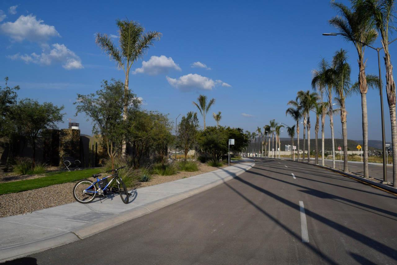 Una bicicleta al lado de una carretera

Descripción generada automáticamente con confianza media