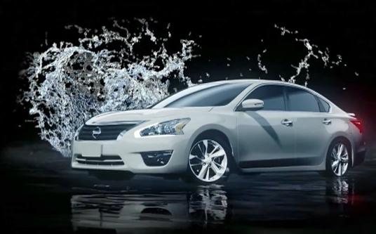 2013 Nissan Altima A 3D Water Projection Display