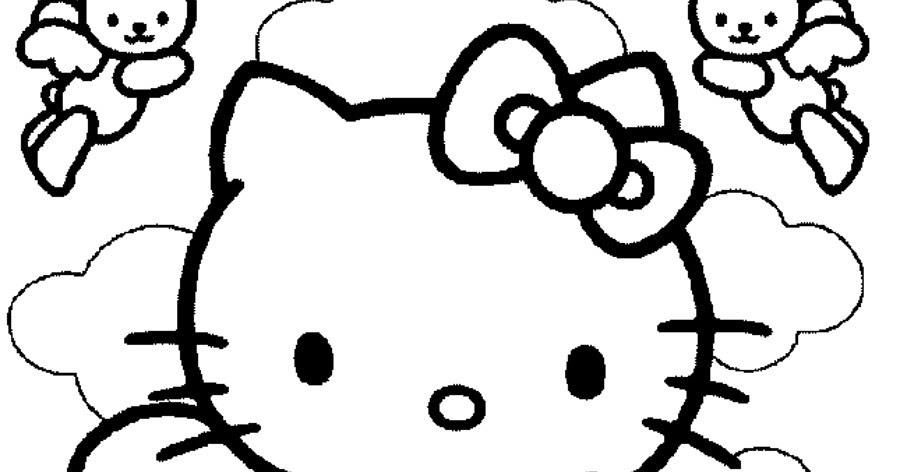 Hello Kitty Angel coloring pages | Coloring Pages