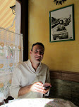 Larry in the restaurant we retreated to for lunch in order to recharge before heading back. Larry in the restaurant we retreated to for lunch in order to recharge before heading back.