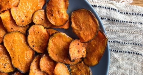 Pies Etc.: Salt and pepper sweet potato chips