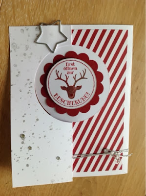 SU Rentier SU Weihnachtskarte