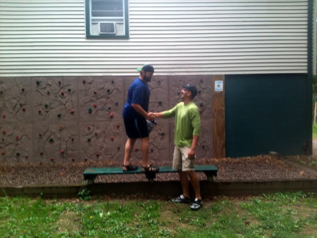 Tether Ball Death Match Final Hand Shake Tether Ball Death Match Final Hand Shake