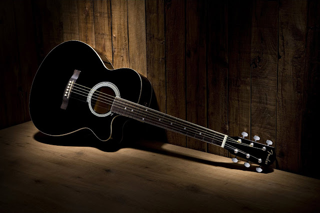 wallpaper music black. Guitar Wallpaper - Black and