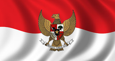 foto garuda pancasila dan bendera indonesia