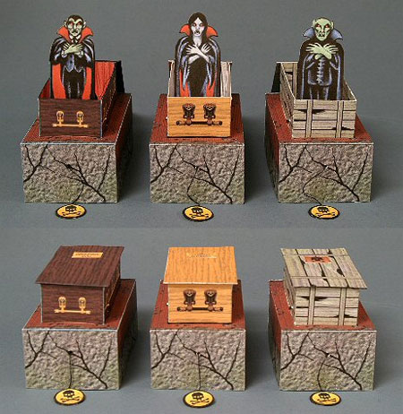 2011 Halloween Papercraft Vampire Popup