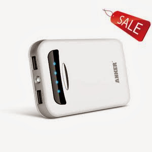 Anker® Astro E5 15000mAh Portable Ultra-High Density High Capacity External Battery Backup Charger for iPhone 5S, 5C, 5, 4S(Apple adapters not included), iPad 4, 3, 2, Mini, iPods, Samsung Galaxy S4, S3, S2, Note 2, Note 8, Tab 3; HTC One, EVO, Thunderbolt, Incredible, Droid DNA, Motorola ATRIX, ...