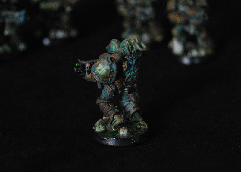 Mariners Blight - A Maritime Inspired Lovecraftian Chaos Marine Army  Blight_Marines_Painted_10