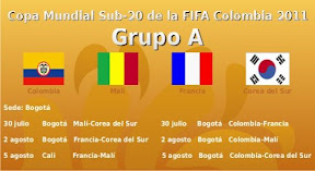 Fixture mundial sub20 Colombia - Grupo A