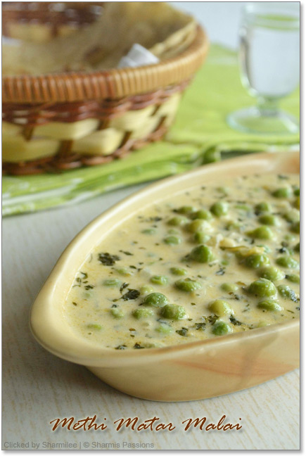Methi Matar Malai Recipe Methi Matar Malai Recipe