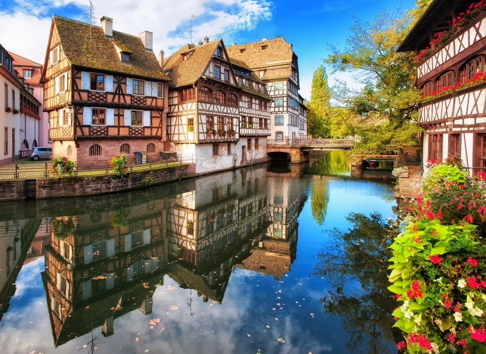 The medieval houses of Strasbourg
