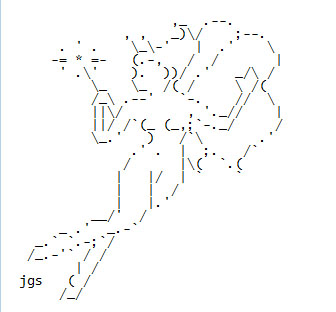 Fada em ASCII Fada em ASCII