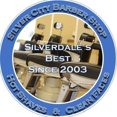 Silver City Barber Shop logo