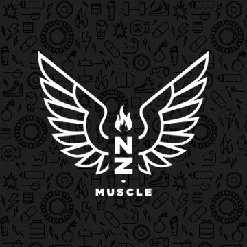 NZ Muscle Supplements, Queen St logo