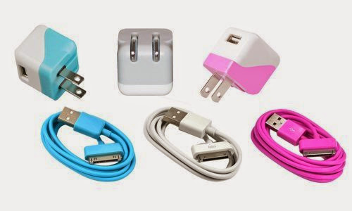 Tradekmk(TM) 3Pcs USB Wall Charger AC Power Adapter and 3Pcs USB Data Sync Charging Cable for Apple iPhone Apple iPhone 4 4S 3G 3GS iPod etc.