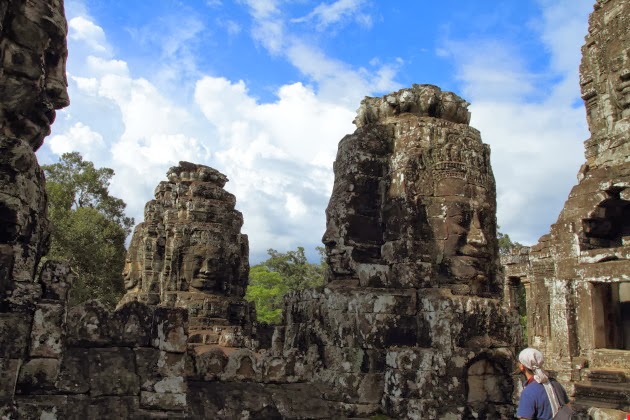 The stunning Bayon Faces, Angkor Thom, Siem Reap, Cambodia