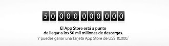 La App Store, a punto de llegar a las 50.000 millones de descargas