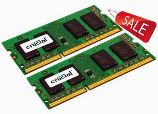 Crucial 8 GB Kit (4 GB x 2) DDR3 1333 MT/s (PC3-10600) CL9 SODIMM 204-Pin 1.35V/1.5V for Mac (CT2C4G3S1339M )