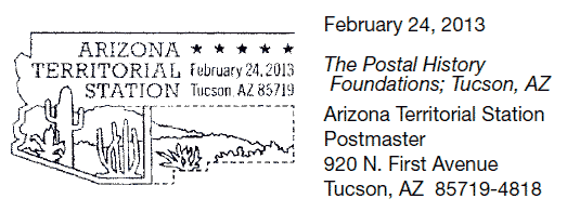 Arizona Territory pictorial postmark