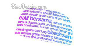 07-C. Membuat Tipografi Wajah dengan Corel Draw