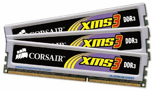  Corsair XMS3 6GB (3x2GB) DDR3 1333 MHz (PC3 10666) Desktop Memory (TR3X6G1333C9)