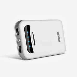 Anker® Astro E5 15000mAh Dual USB Portable Charger Ultra-High Density External Battery Pack for iPad Air, Mini, iPhone 5S, 5C, 5, 4S, Galaxy S5, S4, S3, Note 3, Galaxy Tab 3, 2, Nexus 4, 5, 7, 10, HTC One, One 2 (M8), Motorola Droid, MOTO X, LG Optimus and more (Apple 30 pin and lightning, Samsung ...