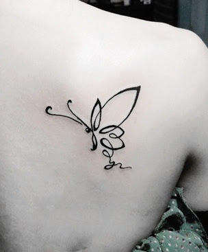 black butterfly tattoos