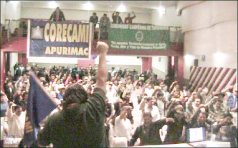 Ante la mecedora del gobierno en Apurimac Andahuaylas