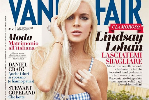 Vanity Fair Italia Lindsay Lohan, julio 2011