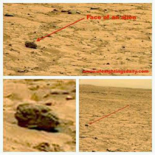 Alien Face Discovered By Curiosity Rover March 2013