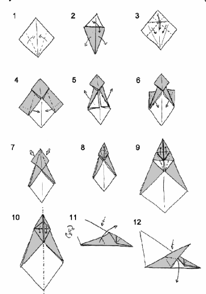 Origami Instructions Hyena 