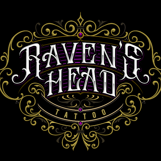 Raven's Head Tattoo logo