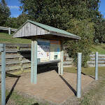 Information sign at the entrace to Melaleuca camping ground