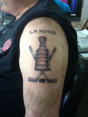 tbt with @griffengurzi and this LA Kings tattoo