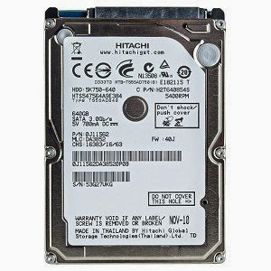  Hitachi Travelstar 5K750 HTS547564A9E384 640GB SATA/300 5400RPM 8MB 2.5