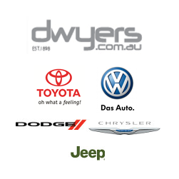 Dwyers Gippsland Toyota, Chrysler, Jeep, Dodge, RAM Trucks & MG Motors logo