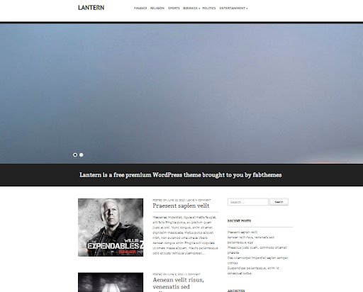 lantern En İyi WordPress Temaları 2013 (35 Adet)